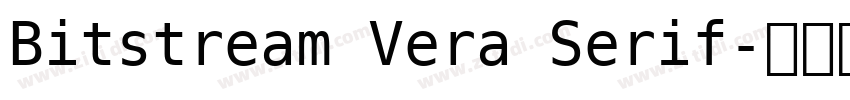 Bitstream Vera Serif字体转换